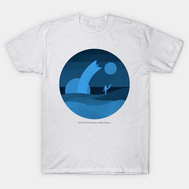 Minimalist Arrakis, Midnight T-Shirt by Dream Artworks